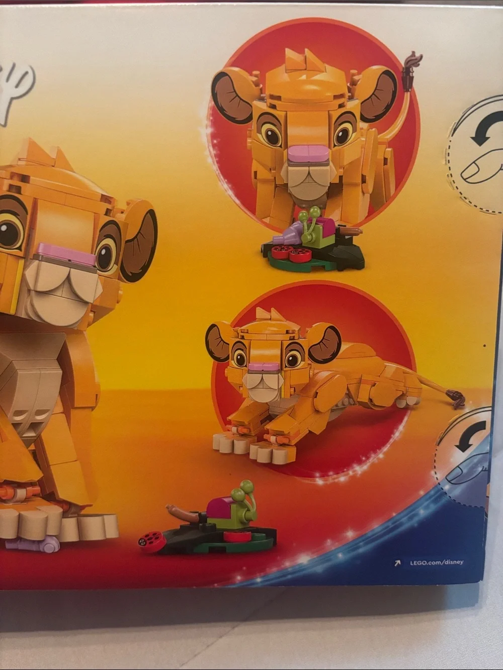 Lego Disney Simba Cub Building Set - Yellow & Tan
